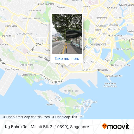 Kg Bahru Rd - Melati Blk 2 (10399)地图