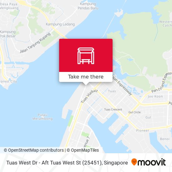 Tuas West Dr - Aft Tuas West St (25451) map