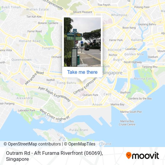 Outram Rd - Aft Furama Riverfront (06069) map
