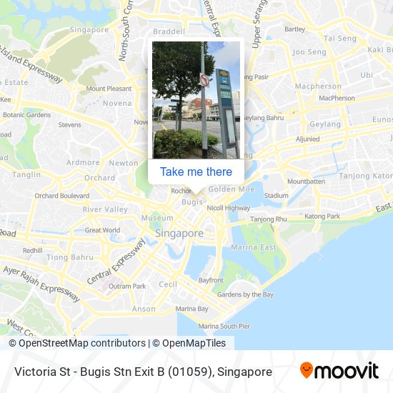 Victoria St - Bugis Stn Exit B (01059)地图