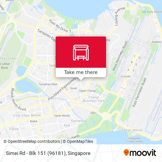 Simei Rd - Blk 151 (96181) map