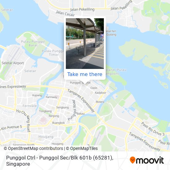 Punggol Ctrl - Punggol Sec / Blk 601b (65281) map