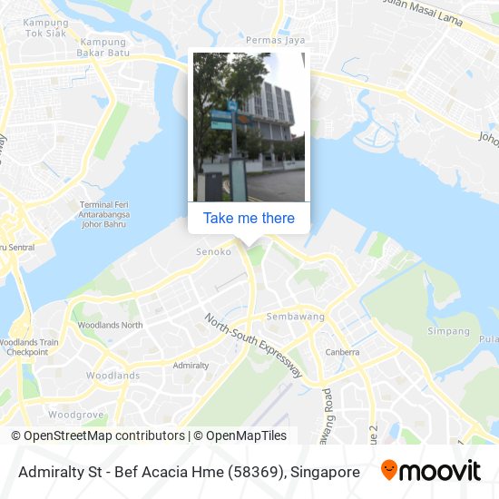 Admiralty St - Bef Acacia Hme (58369) map