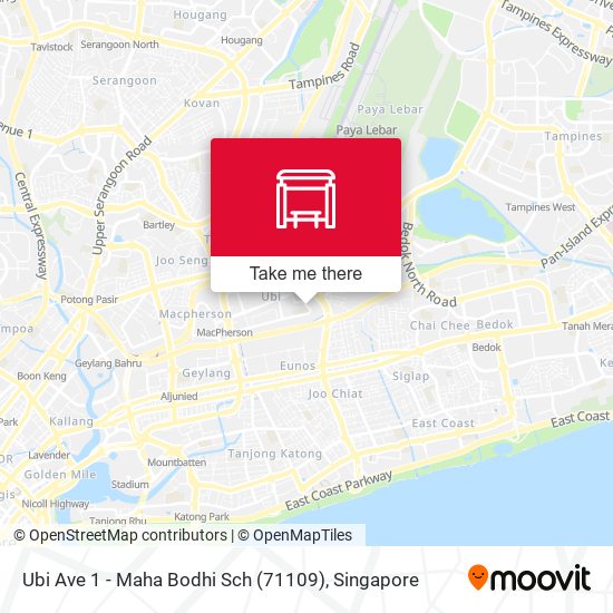 Ubi Ave 1 - Maha Bodhi Sch (71109) map