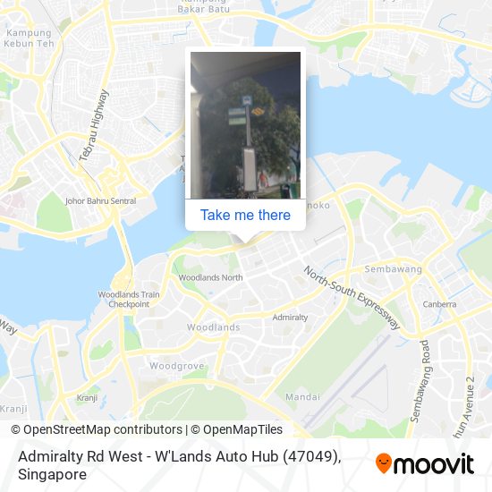 Admiralty Rd West - W'Lands Auto Hub (47049)地图