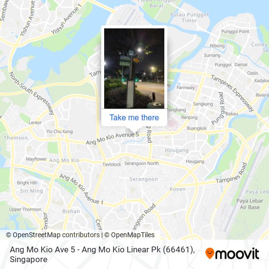 Ang Mo Kio Ave 5 - Ang Mo Kio Linear Pk (66461) map