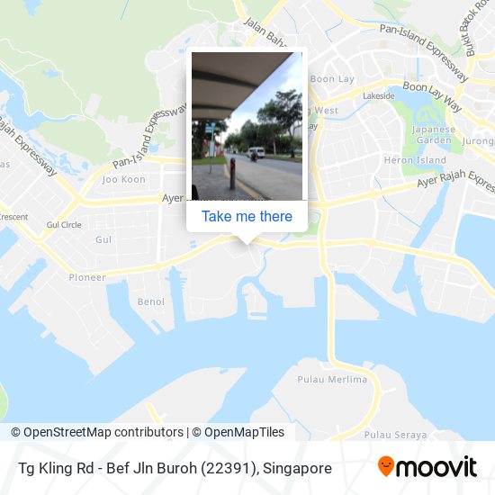 Tg Kling Rd - Bef Jln Buroh (22391) map