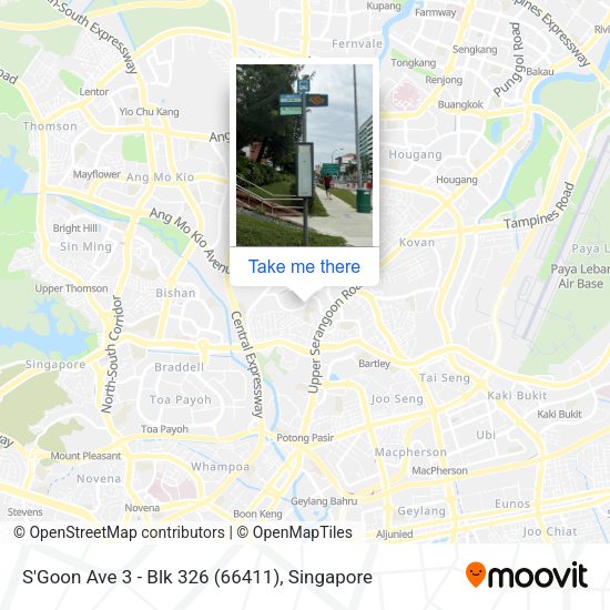 S'Goon Ave 3 - Blk 326 (66411) map