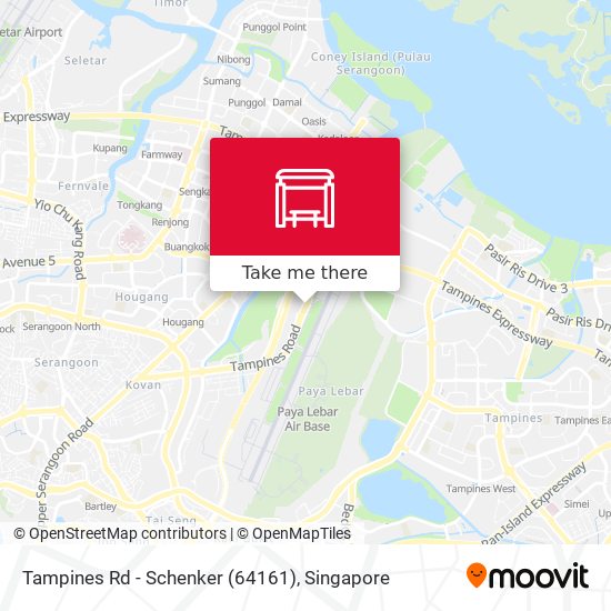 Tampines Rd - Schenker (64161) map