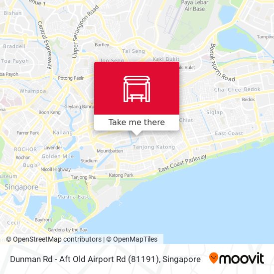 Dunman Rd - Aft Old Airport Rd (81191) map