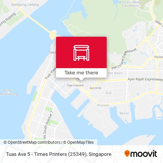 Tuas Ave 5 - Times Printers (25349) map