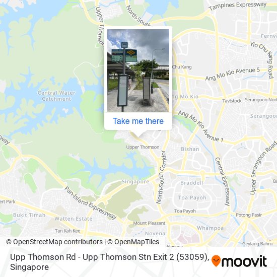 Upp Thomson Rd - Upp Thomson Stn Exit 2 (53059) map