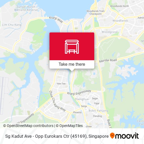 Sg Kadut Ave - Opp Eurokars Ctr (45169)地图