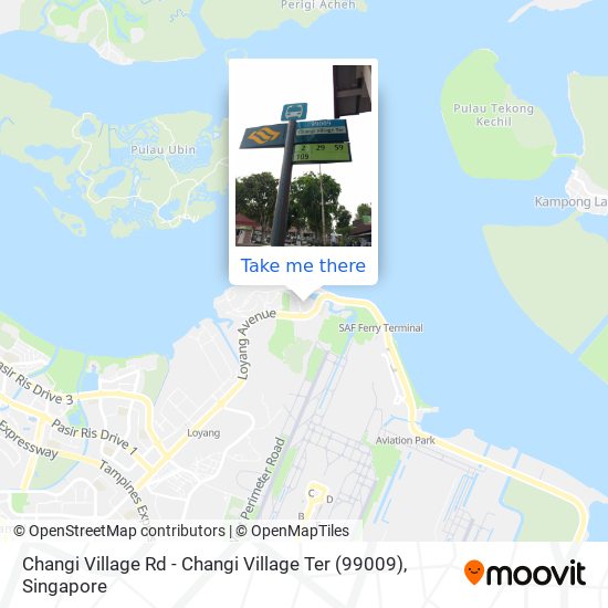 Changi Village Rd - Changi Village Ter (99009) map