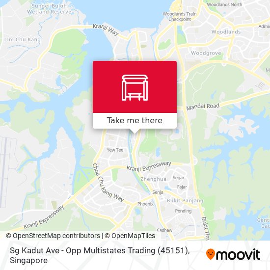 Sg Kadut Ave - Opp Multistates Trading (45151) map