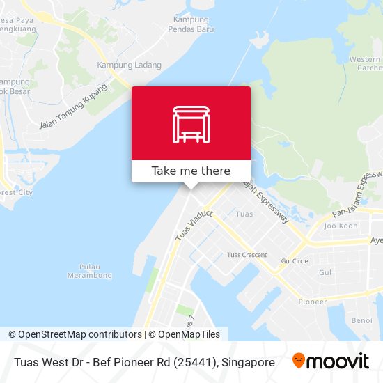 Tuas West Dr - Bef Pioneer Rd (25441) map