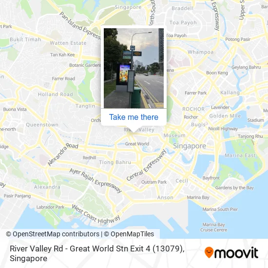 River Valley Rd - Great World Stn Exit 4 (13079) map