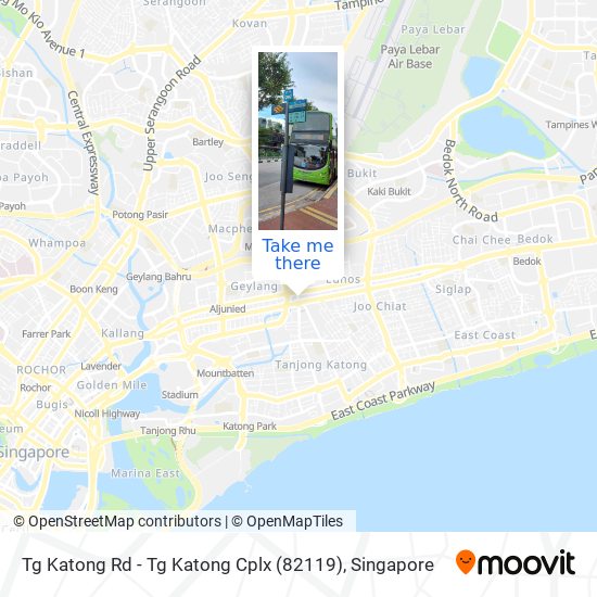 Tg Katong Rd - Tg Katong Cplx (82119)地图