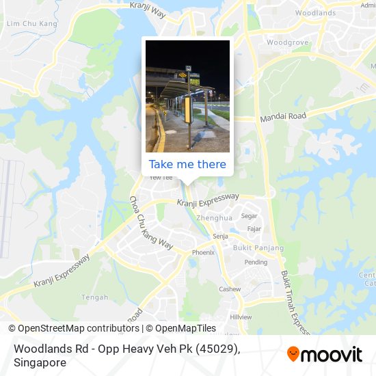 Woodlands Rd - Opp Heavy Veh Pk (45029) map