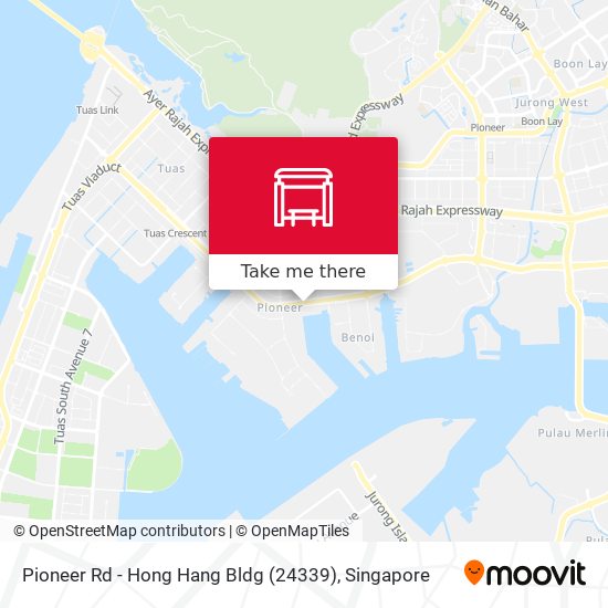 Pioneer Rd - Hong Hang Bldg (24339) map