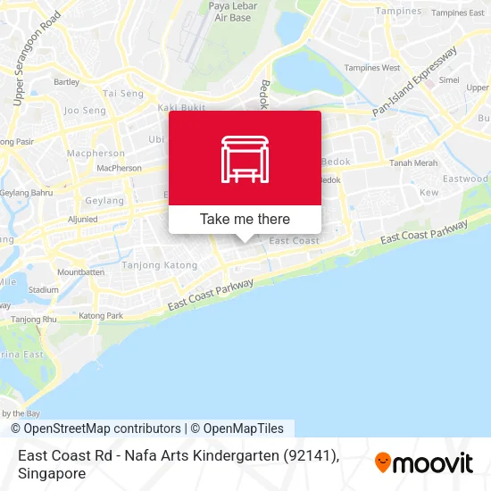 East Coast Rd - Nafa Arts Kindergarten (92141)地图