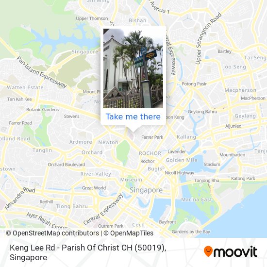 Keng Lee Rd - Parish Of Christ CH (50019) map