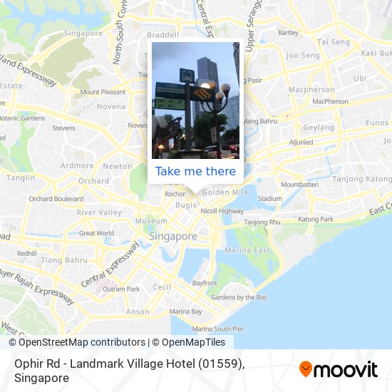 Ophir Rd - Landmark Village Hotel (01559)地图