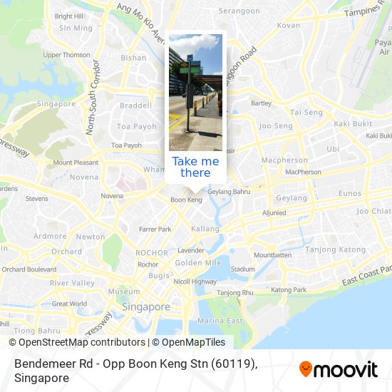 Bendemeer Rd - Opp Boon Keng Stn (60119)地图