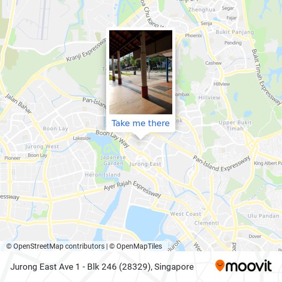 Jurong East Ave 1 - Blk 246 (28329) map