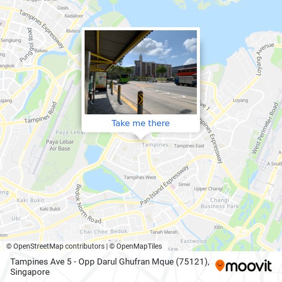 Tampines Ave 5 - Opp Darul Ghufran Mque (75121) map