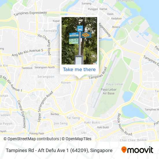 Tampines Rd - Aft Defu Ave 1 (64209) map