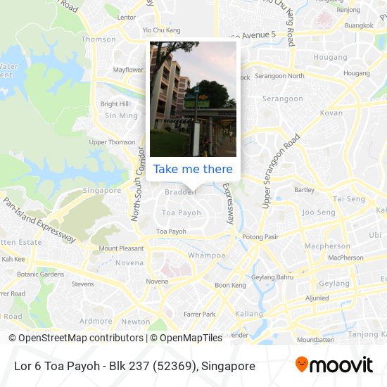 Lor 6 Toa Payoh - Blk 237 (52369) map