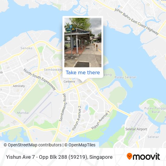 Yishun Ave 7 - Opp Blk 288 (59219) map