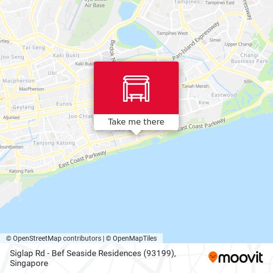 Siglap Rd - Bef Seaside Residences (93199) map