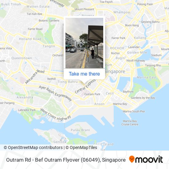 Outram Rd - Bef Outram Flyover (06049) map