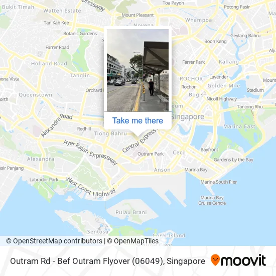 Outram Rd - Bef Outram Flyover (06049)地图