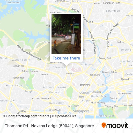 Thomson Rd - Novena Lodge (50041) map