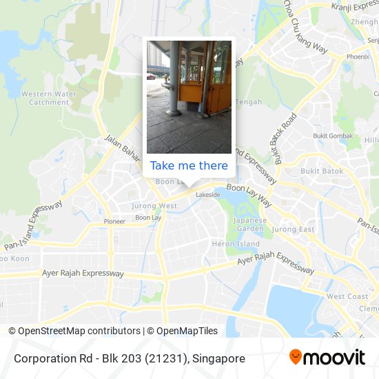 Corporation Rd - Blk 203 (21231) map