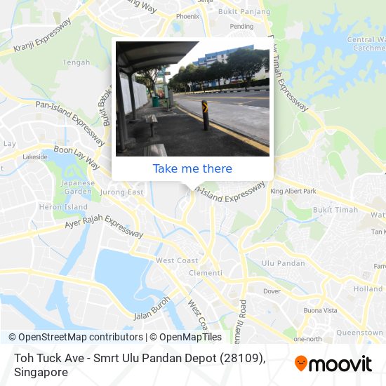 Toh Tuck Ave - Smrt Ulu Pandan Depot (28109)地图