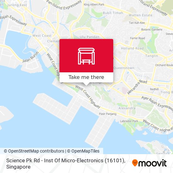 Science Pk Rd - Inst Of Micro-Electronics (16101) map