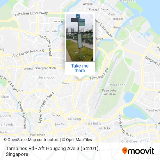 Tampines Rd - Aft Hougang Ave 3 (64201)地图