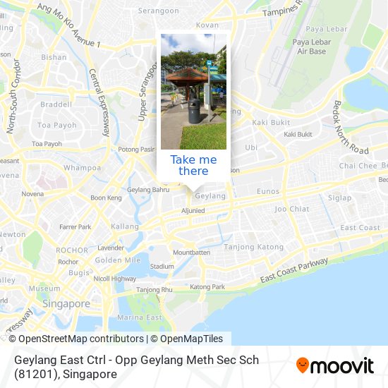 Geylang East Ctrl - Opp Geylang Meth Sec Sch (81201)地图