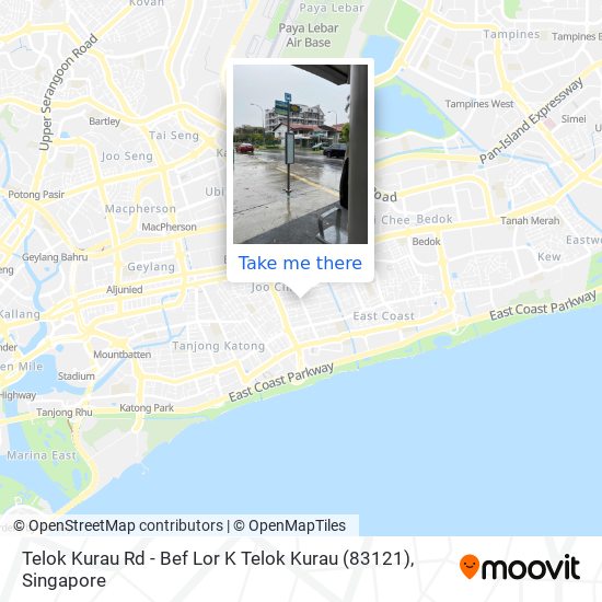 Telok Kurau Rd - Bef Lor K Telok Kurau (83121)地图