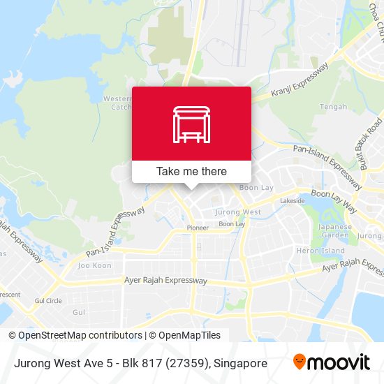 Jurong West Ave 5 - Blk 817 (27359) map