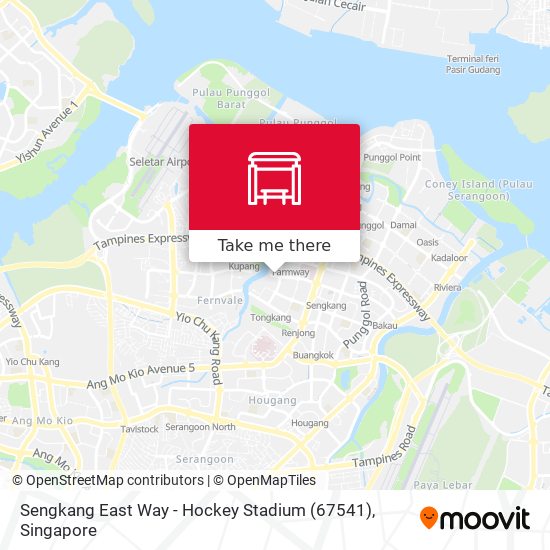 Sengkang East Way - Hockey Stadium (67541) map
