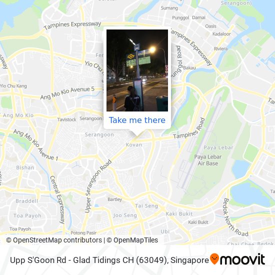 Upp S'Goon Rd - Glad Tidings CH (63049) map
