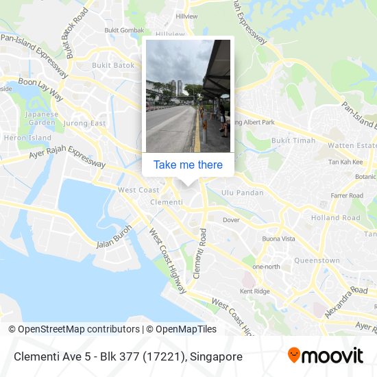 Clementi Ave 5 - Blk 377 (17221) map