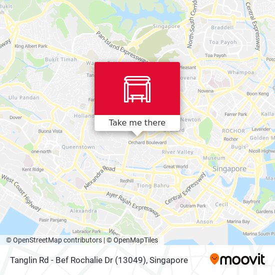 Tanglin Rd - Bef Rochalie Dr (13049)地图