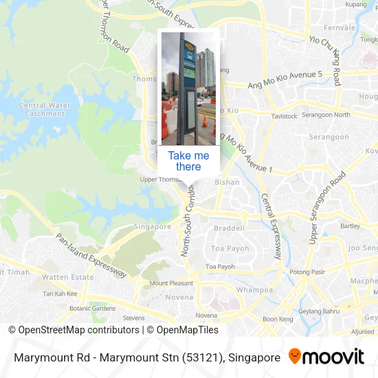 Marymount Rd - Marymount Stn (53121)地图