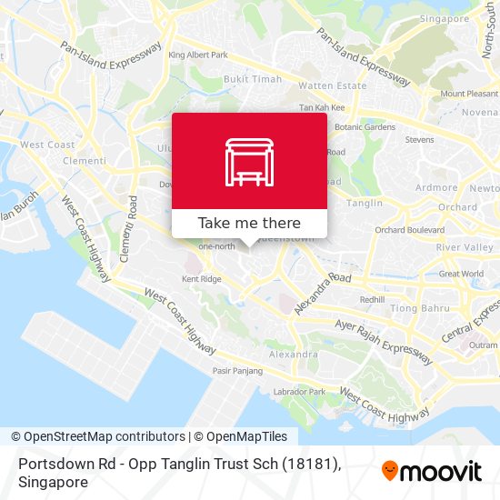 Portsdown Rd - Opp Tanglin Trust Sch (18181)地图